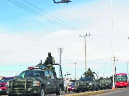 Las autoridades de Durango y Coahuila requirieron el apoyo de las Fuerzas Armadas en los tres municipios de La Laguna. SUN /