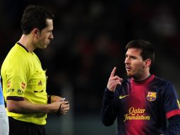 Messi prefiere no discutir con los nazarenos. AFP /