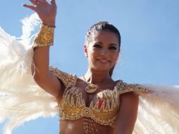 Cecilia Galliano vive el incidente con humor. NTX /