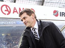 Vilanova se mostró orgulloso de sus jugadores a pesar de la derrota. EFE /