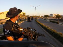 Al lugar de los hechos acudieron elementos del Ejército mexicano y de la Policía Ministerial del Estado. ARCHIVO /