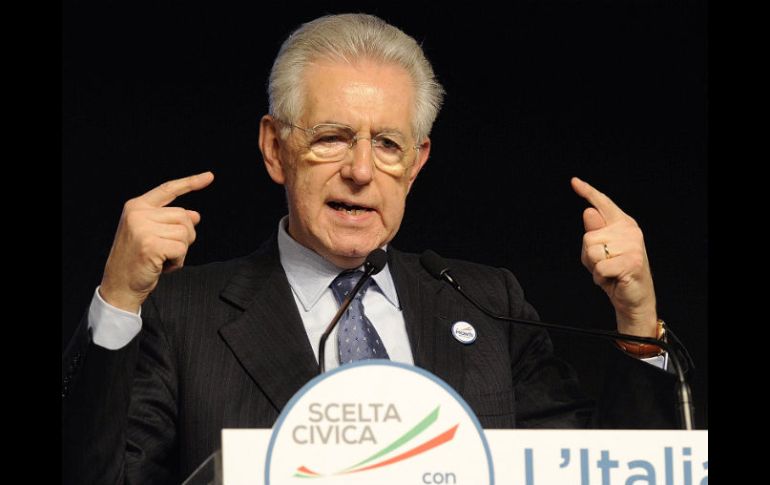 Mario Monti, el líder de la coalición de centro en italia. AFP /