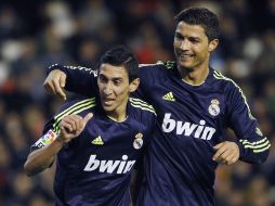 Di María y Cristiano Ronaldo contribuyeron con cuatro tantos en el partido. REUTERS /