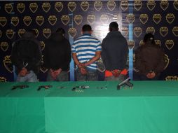 Los detenidos indicaron que se dedicaban a robar camiones de carga.  /