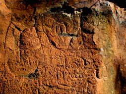 Petrograbados que debieron ser tallados entre 850 y 1350 d.C. EFE /