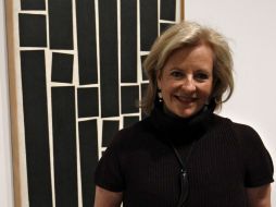 Patricia Phelps de Cisneros presenta su exposición ''La invención concreta''. EFE /