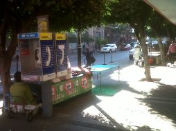 La calle Ramón Corona es ahora utilizada para actividades de comercio informal.  /