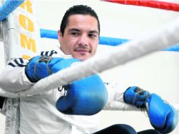 ''Vikingo'' Terrazas sabe que pelará en abril por el título mundial ''supergallo'' de la CMB, pero aún no conoce a su rival. EL INFORMADOR /