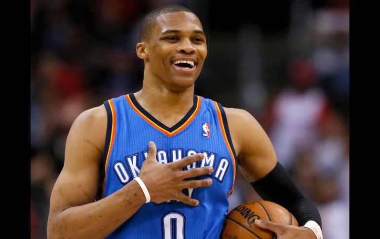 Russell Westbrook registró  26 tantos y seis asistencias. REUTERS /