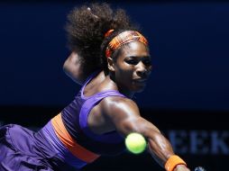 La tenista Serena Williams comenzó ganando el primer set por 6-3. EFE /