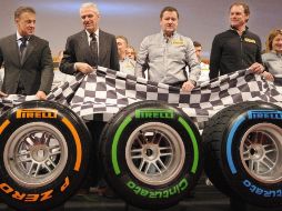 El modelo presentado de ruedas incrementará la importancia de las estrategias de carrera. EFE /