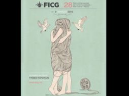 Para el cartel de la edición 28 del FICG, la ilustradora renunció a los colores vivos del trópico y prefirió tonos más sobrios. ESPECIAL /