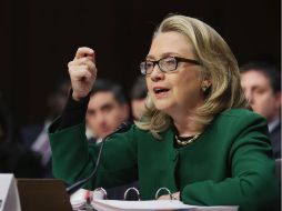 Hillary Clinton durante su testimonio ante el Comité de Relaciones Exteriores. AFP /