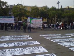 Se espera que la cifra de denuncias aumente tras la manifestación de esta mañana.  /