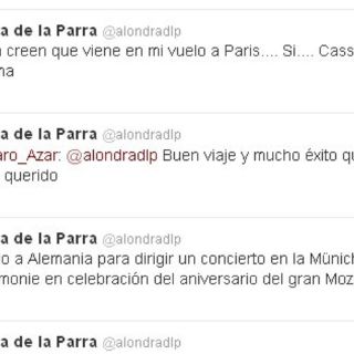 De la Parra comparte vuelo con Cassez