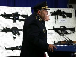 Durante la presentación de la iniciativa de ley se señaló que la legislación busca ''evitar los tiroteos masivos''. AFP /