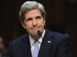 Kerry afirma que quiere apoyar a Peña en el combate al crimen. AFP /