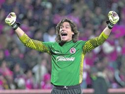 Se le hizo. El arquero titular de los Xolos de Tijuana, Cirilo Saucedo, recibe su primer llamado a la Selección mexicana. MEXSPORT /