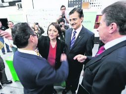 Héctor Pérez Gómez, Ruth Padilla Muñoz, Tonatiuh Bravo Padilla y Pablo Arredondo Ramírez candidatos a la rectoría de la UdeG. EL INFORMADOR /
