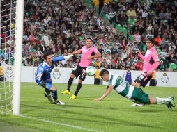 Santos Laguna recibe a León en partido correspondiente a la jornada 4 del Torneo Clausura 2013 de la Liga MX. NTX /