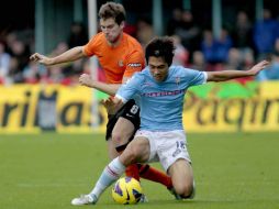El delantero coreano del Real Celta de Vigo, Ju Young Park. EFE /