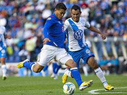 Teofilo Gutiérrez se estrena en el torneo con un soberbio gol ante Puebla. MEXSPORT /