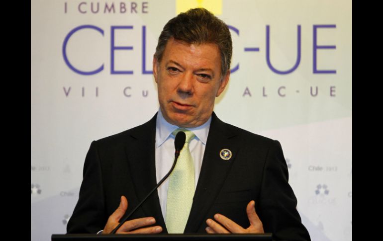 Santos no se había reunido con Maduro desde que Chávez le delegó algunas atribuciones en diciembre pasado. EFE /