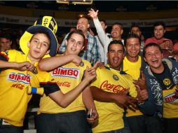Americanistas en el Estadio Jalisco. MEXSPORT /
