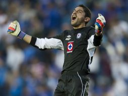 El cancerbero de la Máquina se apunta su primer cero en la puerta en el Clausura 2013. MEXSPORT /