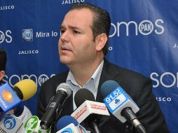 El líder panista en Jalisco, Miguel Ángel Monraz, señaló que la dirigencia reconoce el compromiso refrendado por su militancia. ARCHIVO /