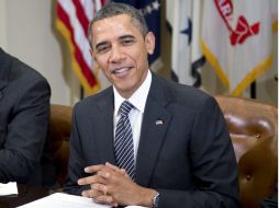 El encuentro forma parte del empuje público que el mandatario ha iniciado sobre el tema de las armas. EFE /