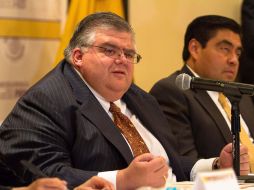 Agustín Carstens descartó una eventual devaluación, pese a la situación económica adversa. NTX /