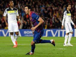 Para Busquets, Xavi, Carles Puyol y Víctor Valdés son un ejemplo y como ellos quisiera permanecer mucho tiempo en el club. MEXSPORT /