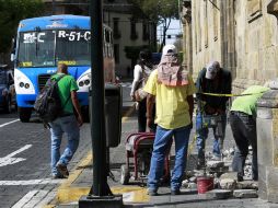 Las obras se mantendrán hasta antes de Semana Santa y Pascua, para reanudarse después de estas festividades religiosas. ARCHIVO /