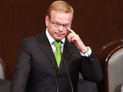 Arturo Escobar, vocero del PVEM, indicó que con el Pacto se busca beneficiar a todos los ciudadanos. ARCHIVO /