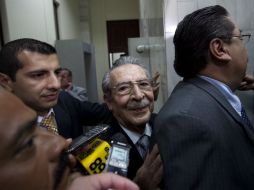 El ex dictador se ha mantenido en arresto domiciliario por más de un año. EFE /