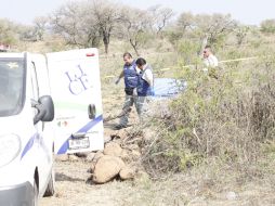 Dos de las víctimas fueron encontradas debajo de un árbol y junto a una pared de piedras en un predio desolado.  /