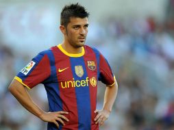 Villa no brilla en Barcelona como en Valencia hace algunos años. EFE /