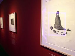 En la foto el grabado ''El sacristán disfrazado de fantasma se quedó quieto como una roca''. EFE /