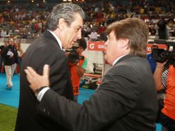 Boy (izq) no se encuentra molesto con Herrera (der) por sus declaraciones. MEXSPORT /