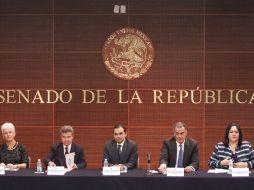 El presidente de la Mesa Directiva del Senado, Ernesto Cordero, cuestionó la determinación del IFE al respecto. NTX /
