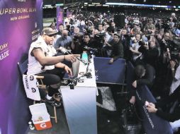 El linebacker de Baltimore, Ray Lewis, evadió las preguntas de la prensa sobre el supuesto uso de sustancias prohibidas. AP /