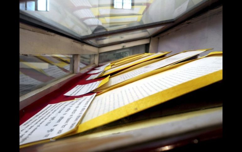 Es la primera vez que el público de la India podrá ver la colección en el Archivo Nacional. AP /