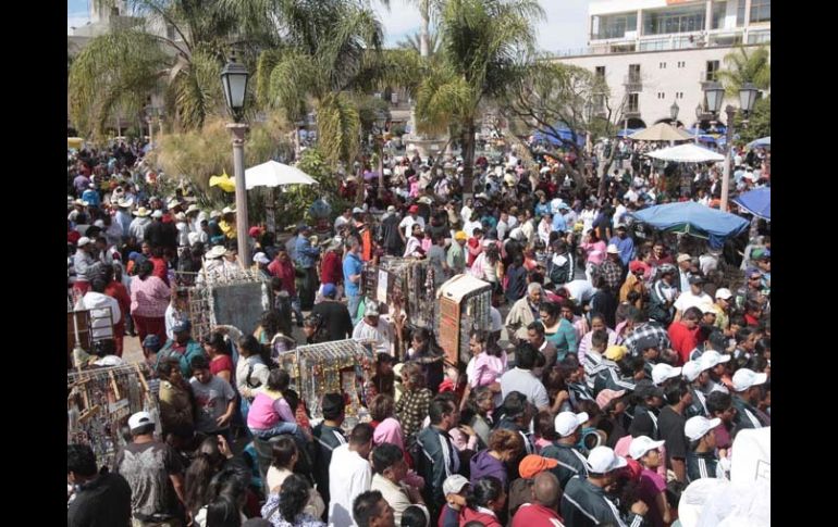 La 'Caravana de la Fe' reúne a peregrinos que vienen de varios puntos del país, como Zacatecas, Aguascalientes y el Valle de México. ARCHIVO /