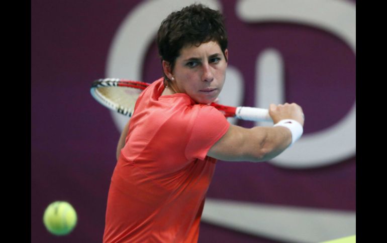 Suárez llega dispuesta a repetir su victoria ante Errani. AFP /