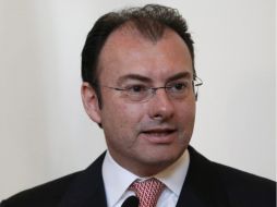 Luis Videgaray explicó que trabajarán en una iniciativa para hacer más barato y accesible el crédito Pymes. ARCHIVO /