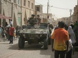 Tropas francesas en territorio maliense. AP /