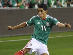 Javier Aquino se dice feliz por su paso al futbol español a pesar de ir a un equipo de Segunda División. EFE /