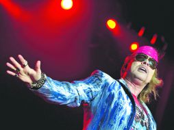 Cadencia. Axl Rose ya no se mueve como antes, pero conserva el atractivo de su voz con alcance de registros inigualables. ESPECIAL /