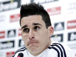 Callejón destaca el sacrificio que tuvo el equipo para poder conseguir el empate en el clásico. EFE /